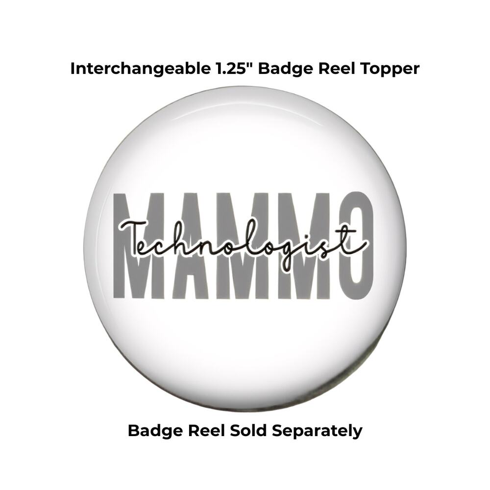 Mammo Technologist Badge Topper Mammography Tech Breast Imaging Radiology Gift